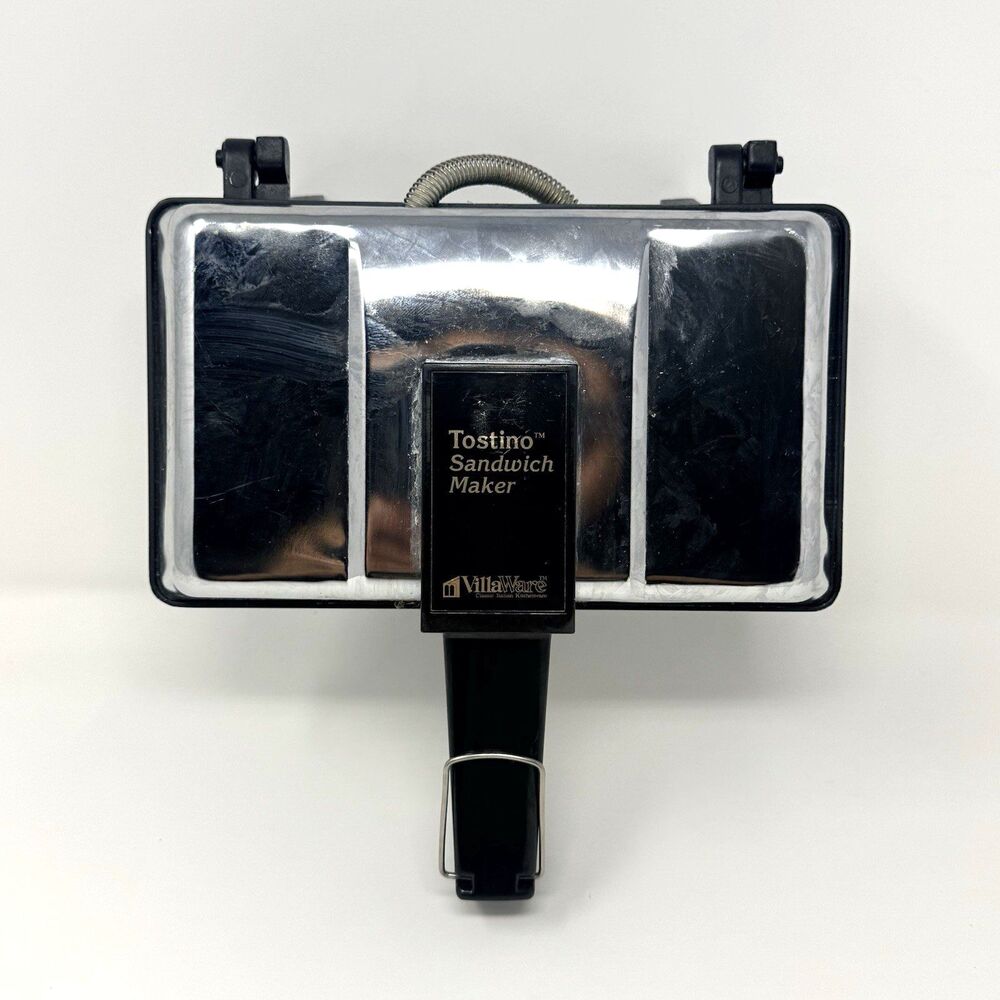 VillaWare Tostino Model 3800 Panini Sandwich Maker Vintage USA Tested